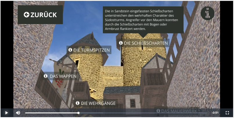 Screenshot der Frauenburg