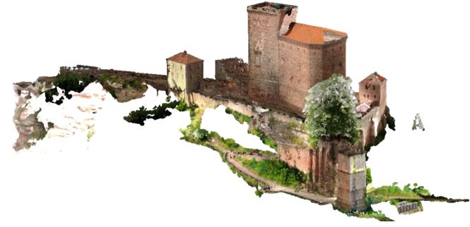 Rekonstruktion der Burg Trifels