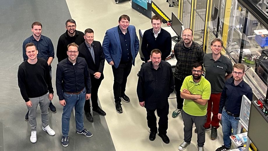 Kickoff des Projekts am Fraunhofer IPA am 31. März | Copyright: Fraunhofer IPA / Foto von Johannes Wanner