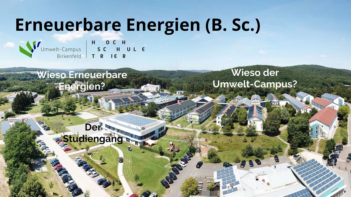 Präsentation des Studiengangs "Erneuerbare Energien"