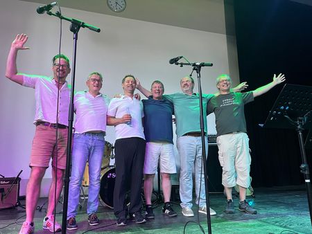 V. l.: Thomas Franzen, Hannes Michler, Stefan Tomerius, Kai Heuer, Klaus Rick, Detlef Busch Foto: Klaus Helling 