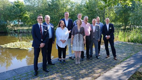 Minister Schweitzer besucht Umwelt-Campus Birkenfeld