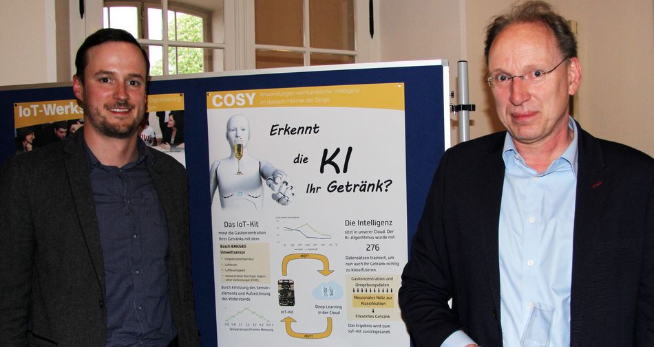 v. l. n. r.: Prof. Dr. Guido Dartmann und Prof. Dr.-Ing. Klaus-Uwe Gollmer