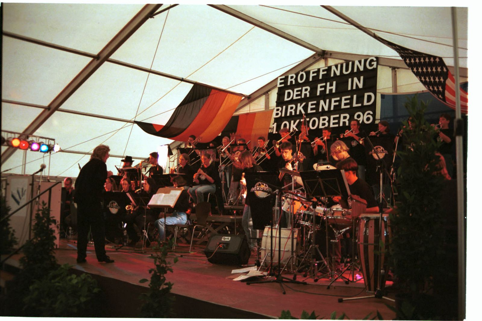 Opening ceremony with band 1996