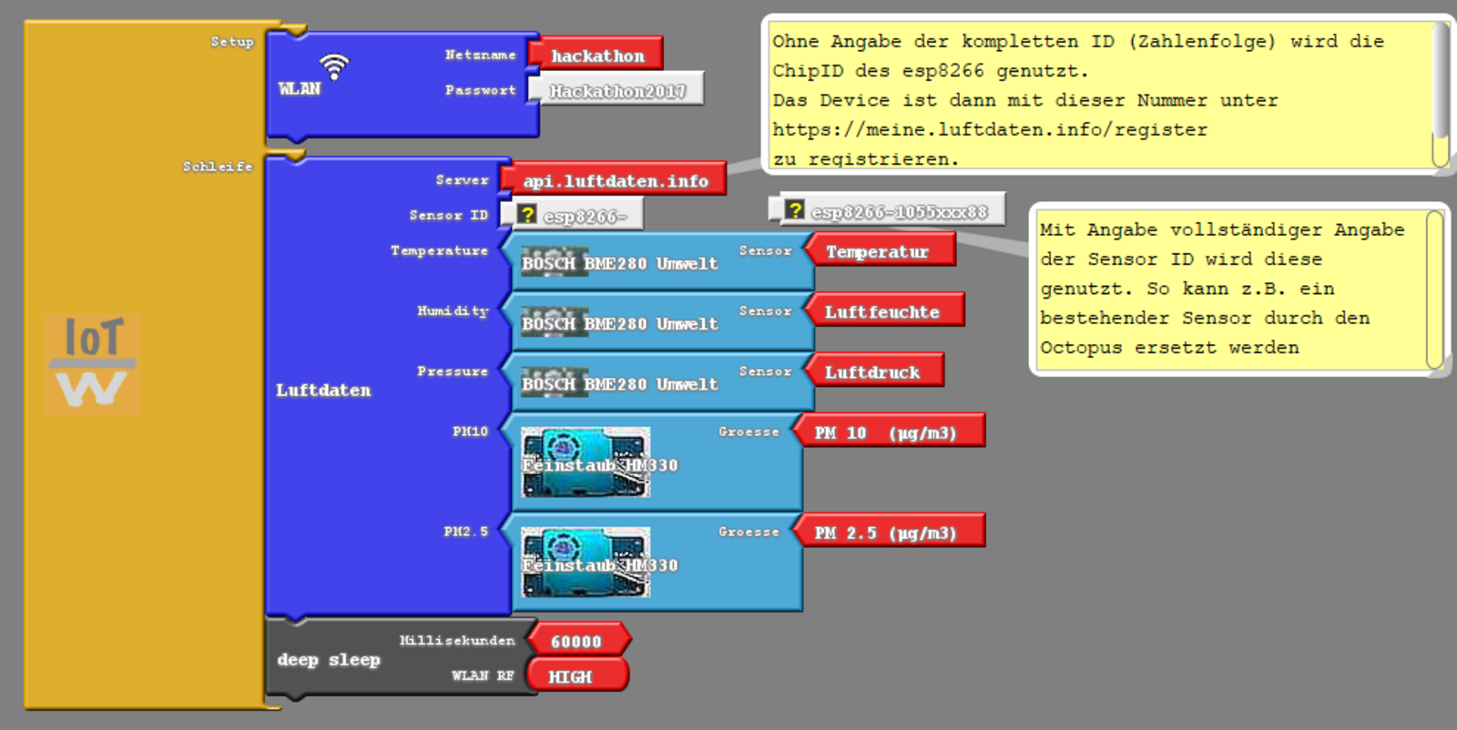 Ardublock Luftdaten