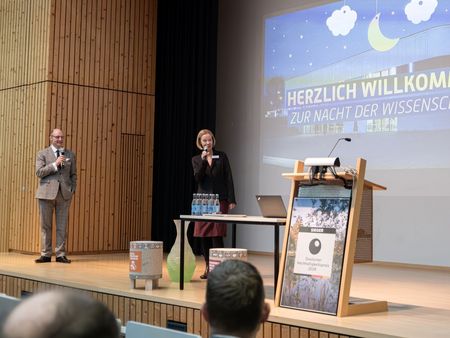 Begrüßung Nacht der Wissenschaft
