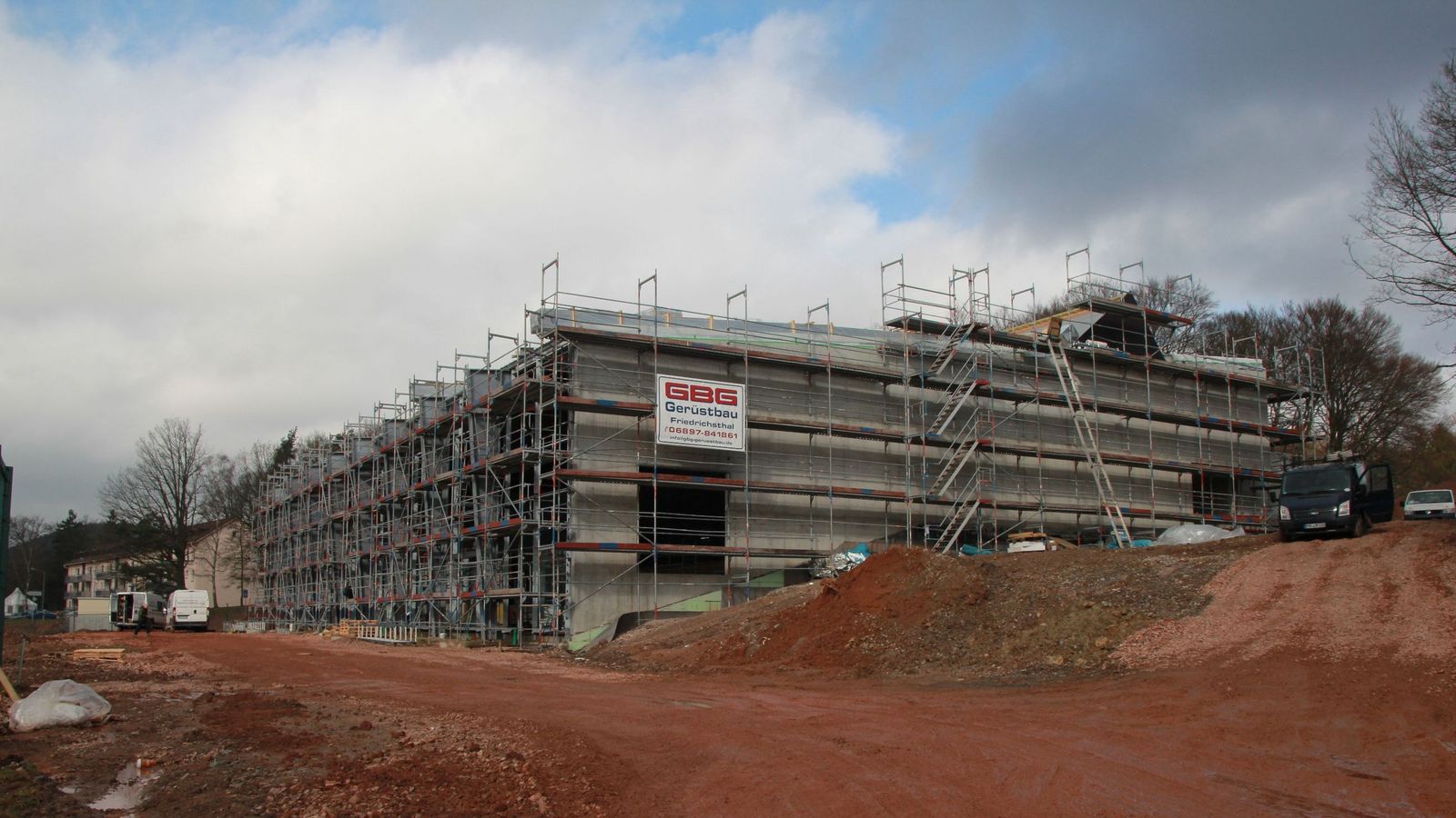 Construction of the sports hall 2014