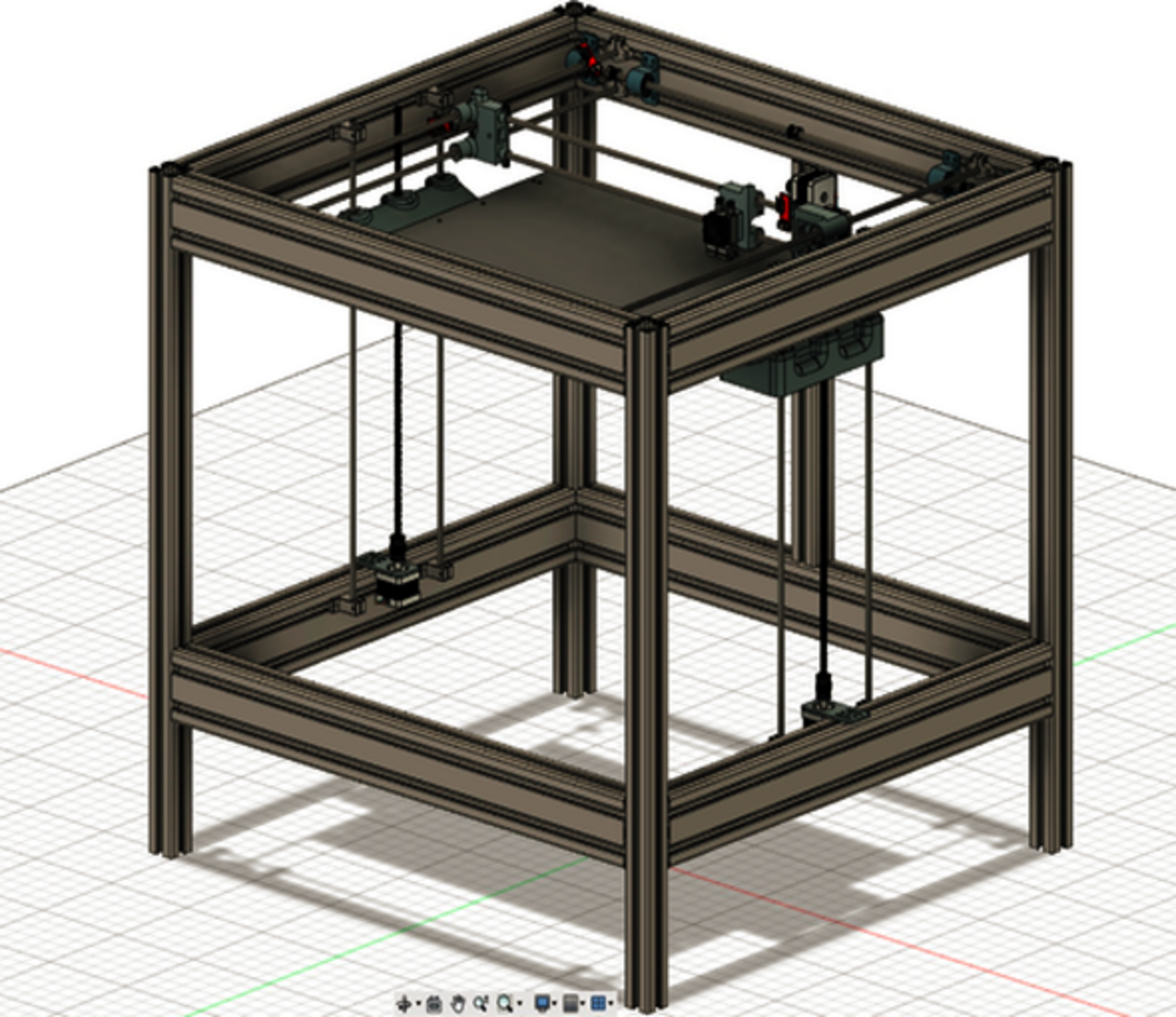 3D-Modell des 3D-Druckers