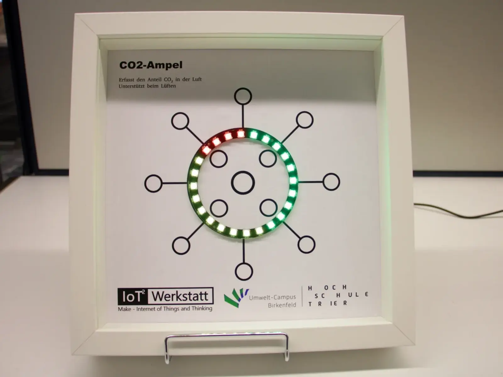 Bilderrahmen mit Ampel