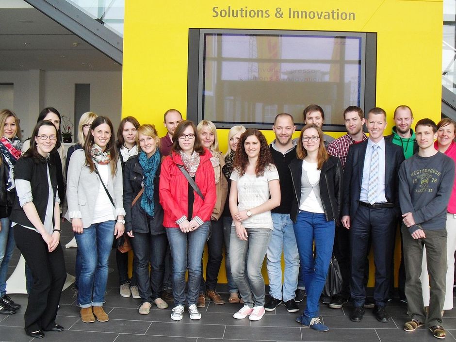 Excursion students DHL Troisdorf 2013