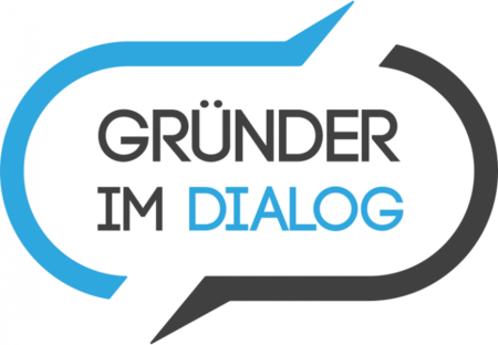 Logo Gründer im Dialog
