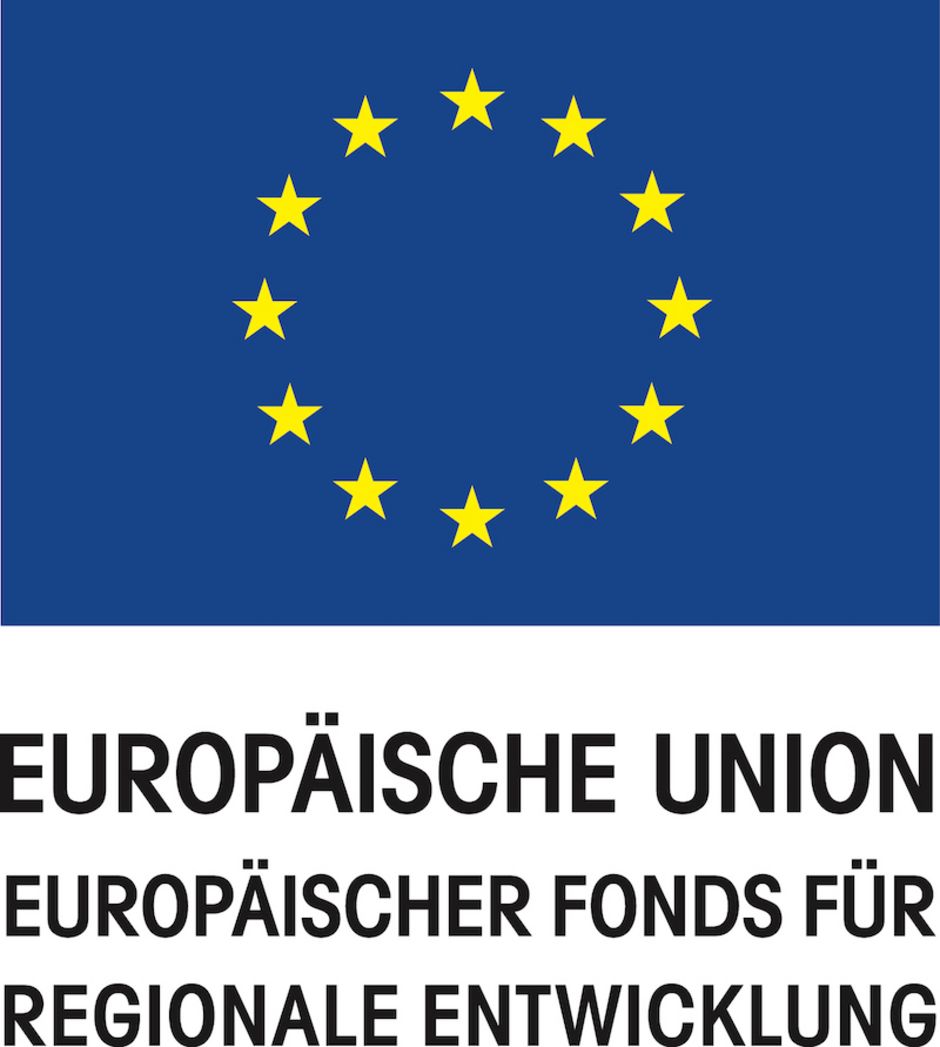 EU mit Schriftzug europäische Union EFRE