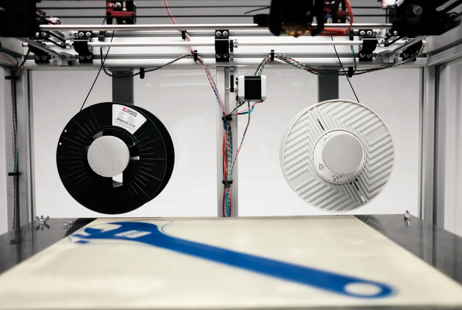 Bild des Inneren des 3D-Druckers