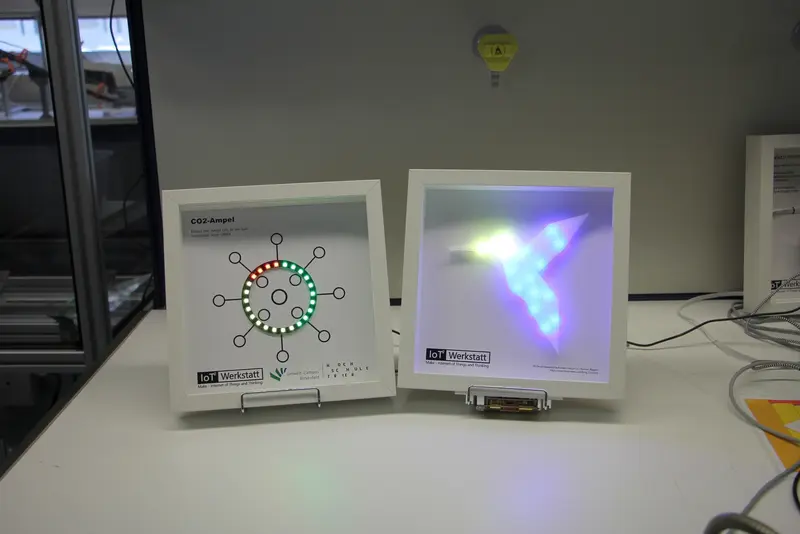 CO2-Ampel als Kolibri