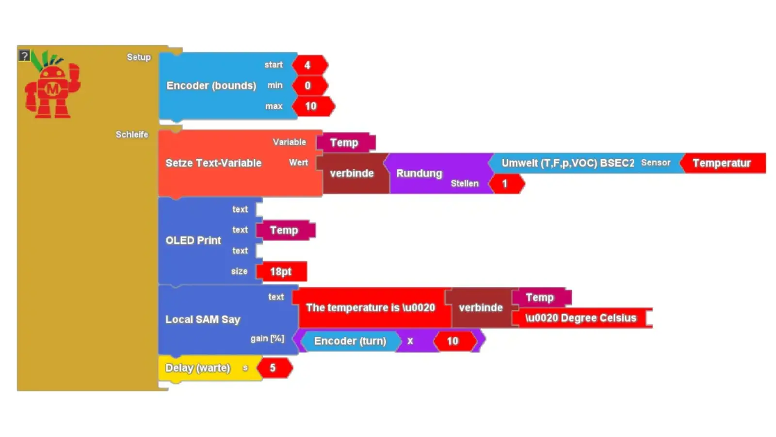 Programm zur lokalen Sprachsynthese