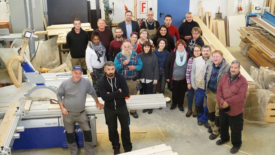 Team des Upcycling Zentrum
