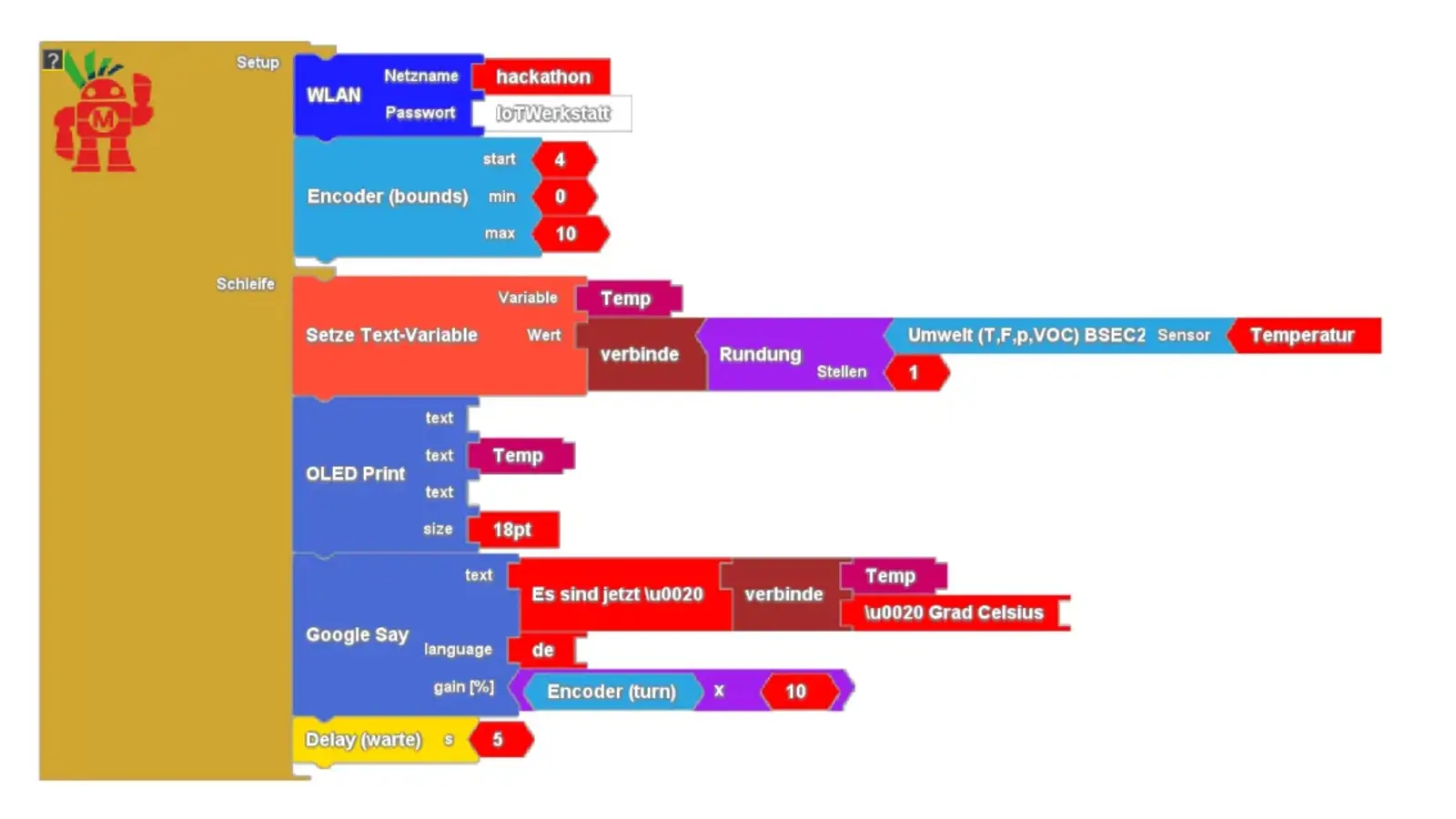 Programm Sprachausgabe über Google TTS