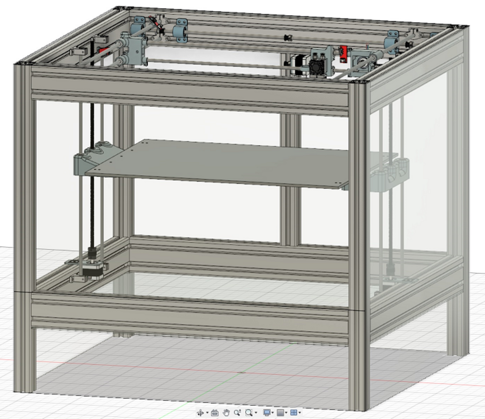 3D-Modell des 3D-Druckers