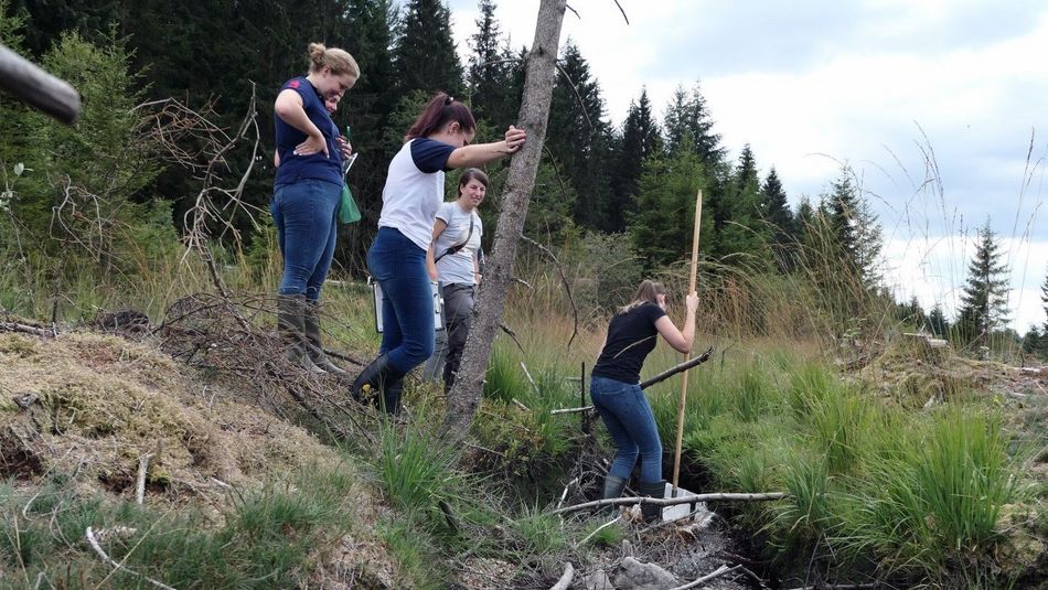 Students in National Park