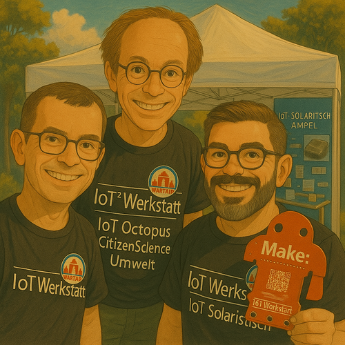 Makey:Lab Team (KI-generiertes Foto, ChatGPT)