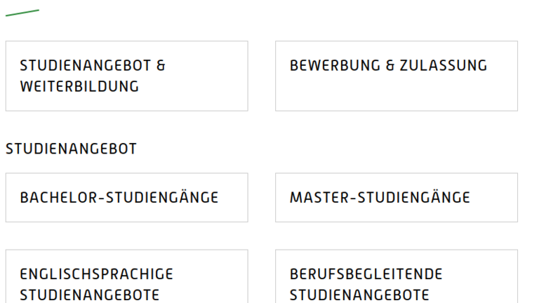 Inhaltselement Seitenmenü