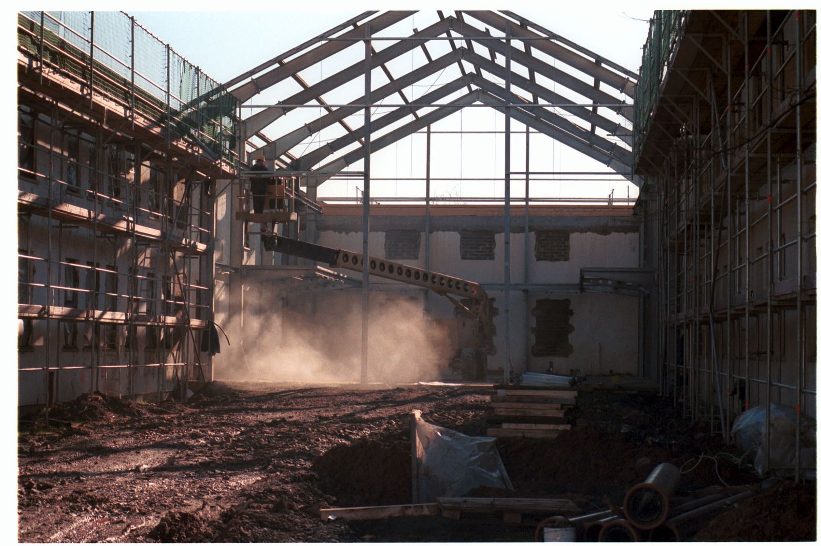 Construction of the technical center