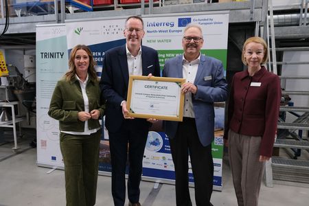 Minister Ebling informiert sich über Ressourceneffizienz und KI am Umwelt-Campus Birkenfeld