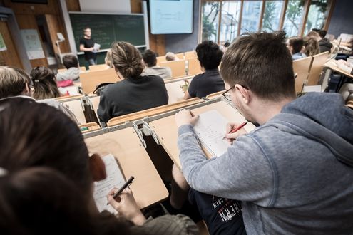 Studierende am Umwelt-Campus