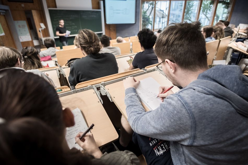 Studierende am Umwelt-Campus