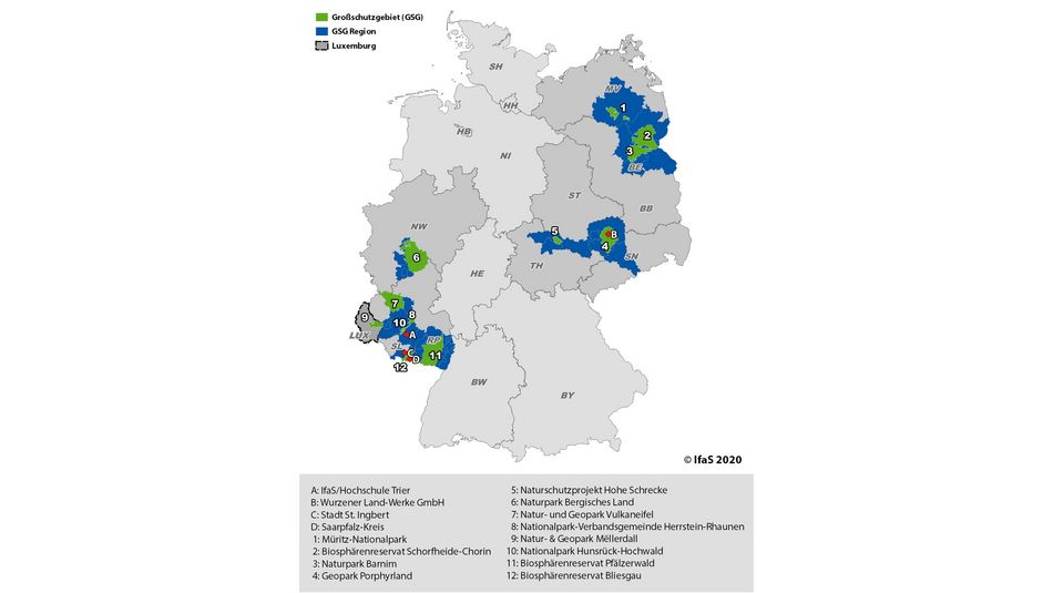 ZENAPA Partnerregionen in Deutschland zum Klimaschutz