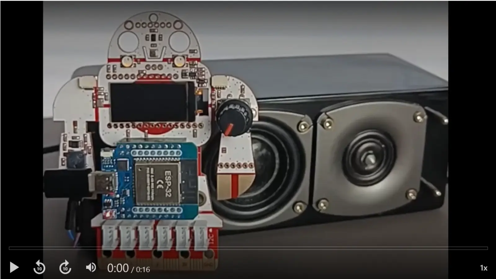 Video sprachestützte Temperaturausgabe